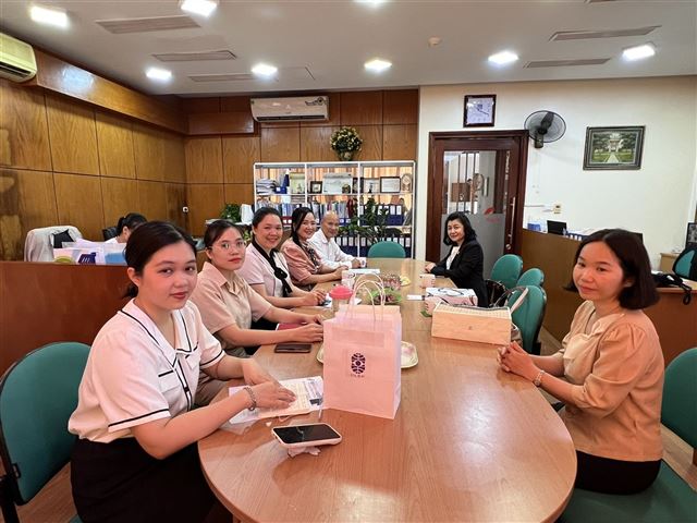 Đại diện Trường Nhật ngữ Tokyo Galaxy tới thăm và làm việc tại Quốc Tế Việt