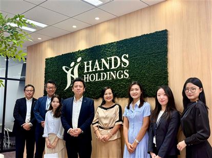 Quốc Tế Việt thăm và làm việc tại trụ sở Tập đoàn Hands Holdings - Nhật Bản