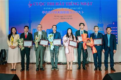 Chung kết Cuộc thi Hát tiếng Nhật dành cho học sinh, sinh viên diễn ra thành công