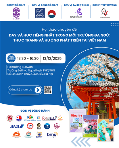 Quốc Tế Việt đồng hành cùng Hội thảo “Dạy và học tiếng Nhật trong môi trường đa ngữ: Thực trạng và hướng phát triển tại Việt Nam”