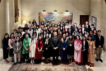 Tiệc giao lưu giáo dục Việt-Nhật và Lễ tiễn lưu học sinh nhận học bổng của Chính phủ Nhật Bản