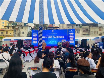 QUỐC TẾ VIỆT THAM GIA HAU JOB FAIR 2026 TẠI ĐẠI HỌC KIẾN TRÚC HÀ NỘI