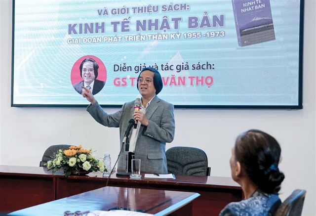 Đại sứ quán Nhật Bản tổ chức buổi diễn thuyết của Giáo sư danh dự Đại học Waseda Trần Văn Thọ